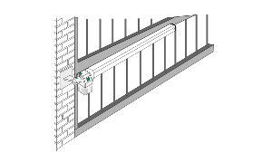 Brazo hidráulico para acceso vehicular